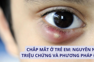 Chắp mắt ở trẻ em: Nguyên nhân, triệu chứng và phương pháp điều trị